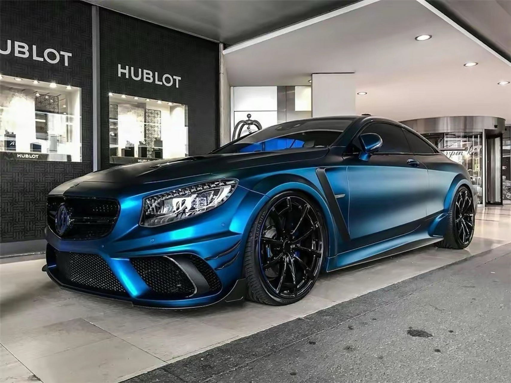 街拍│奔驰s63 coupe mansory"diamond edition"定制版豪车超跑超话
