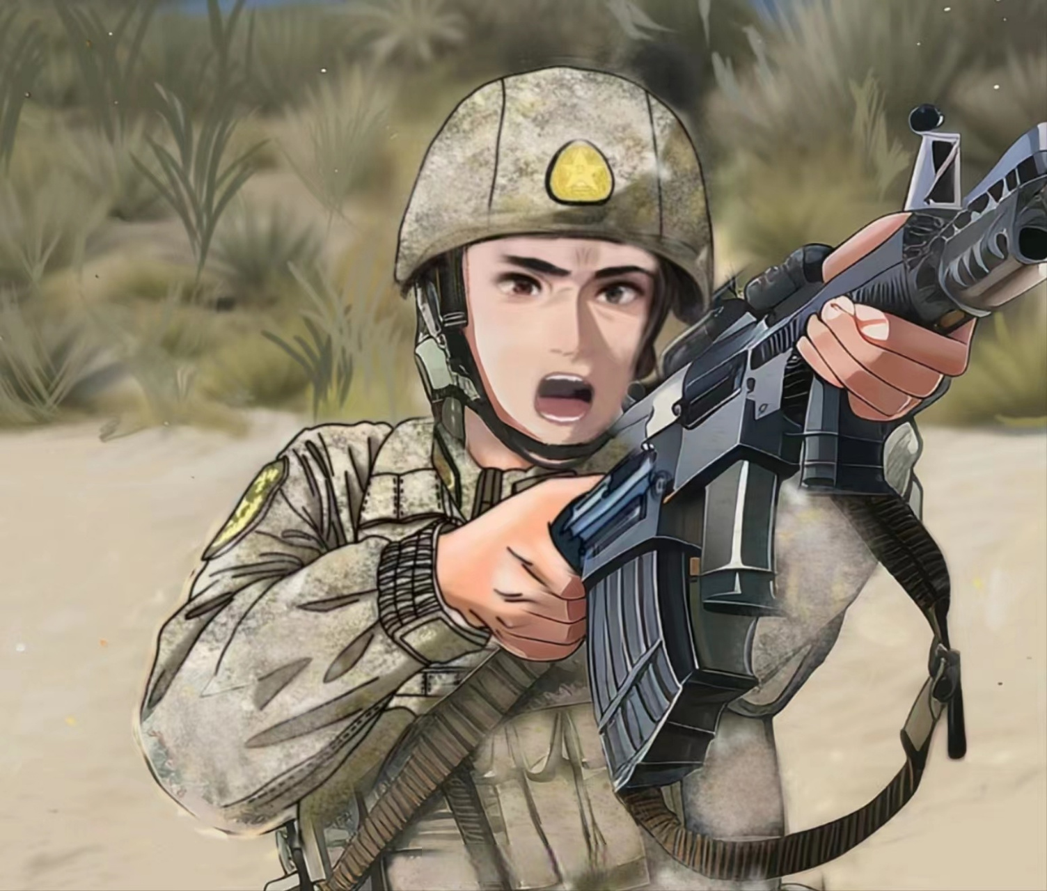 【#边关漫画写照官兵戍边生活#】近日,西藏军区某旅战士用漫画精心