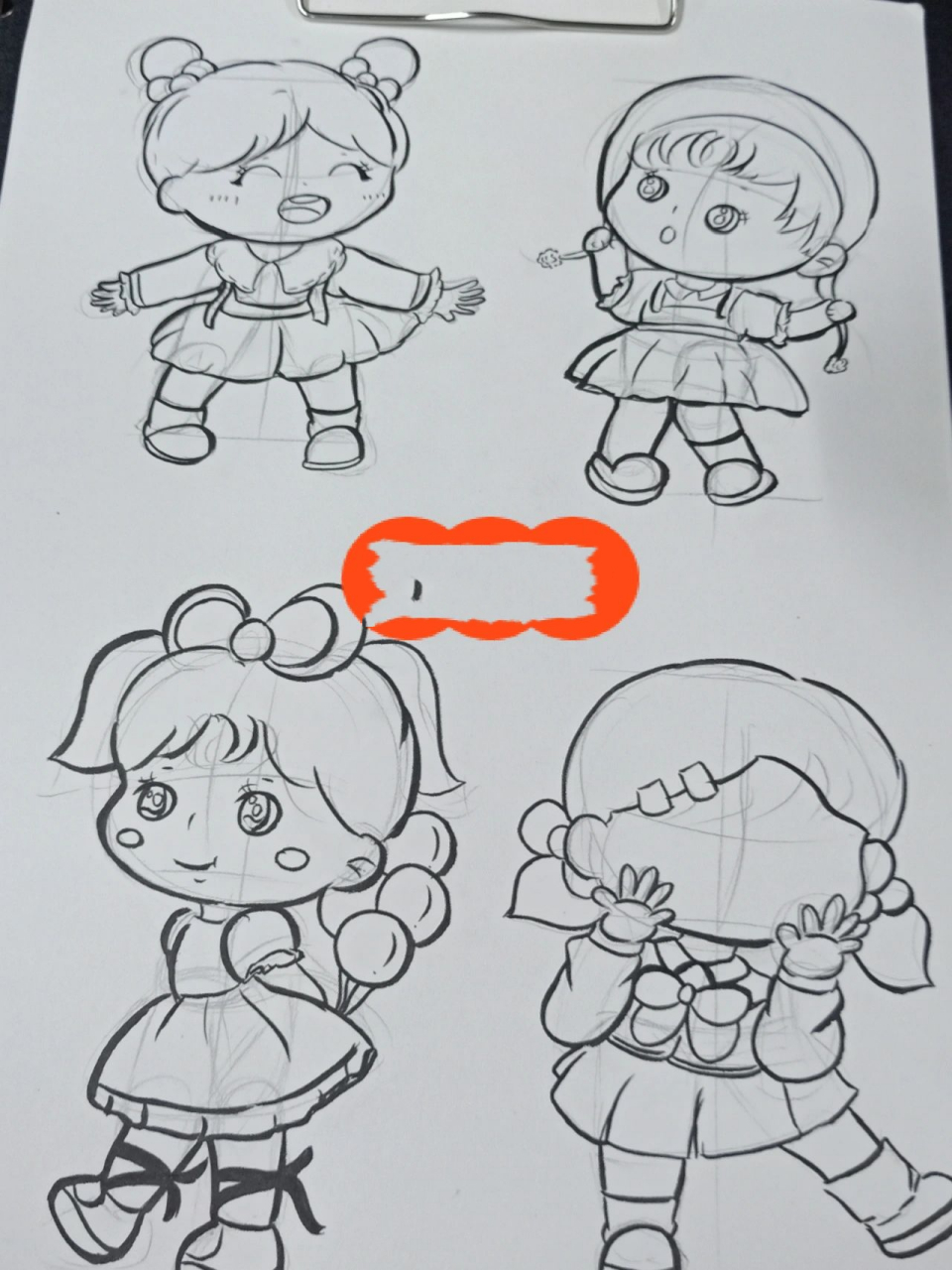 儿童人物简笔画 儿童人物简笔画