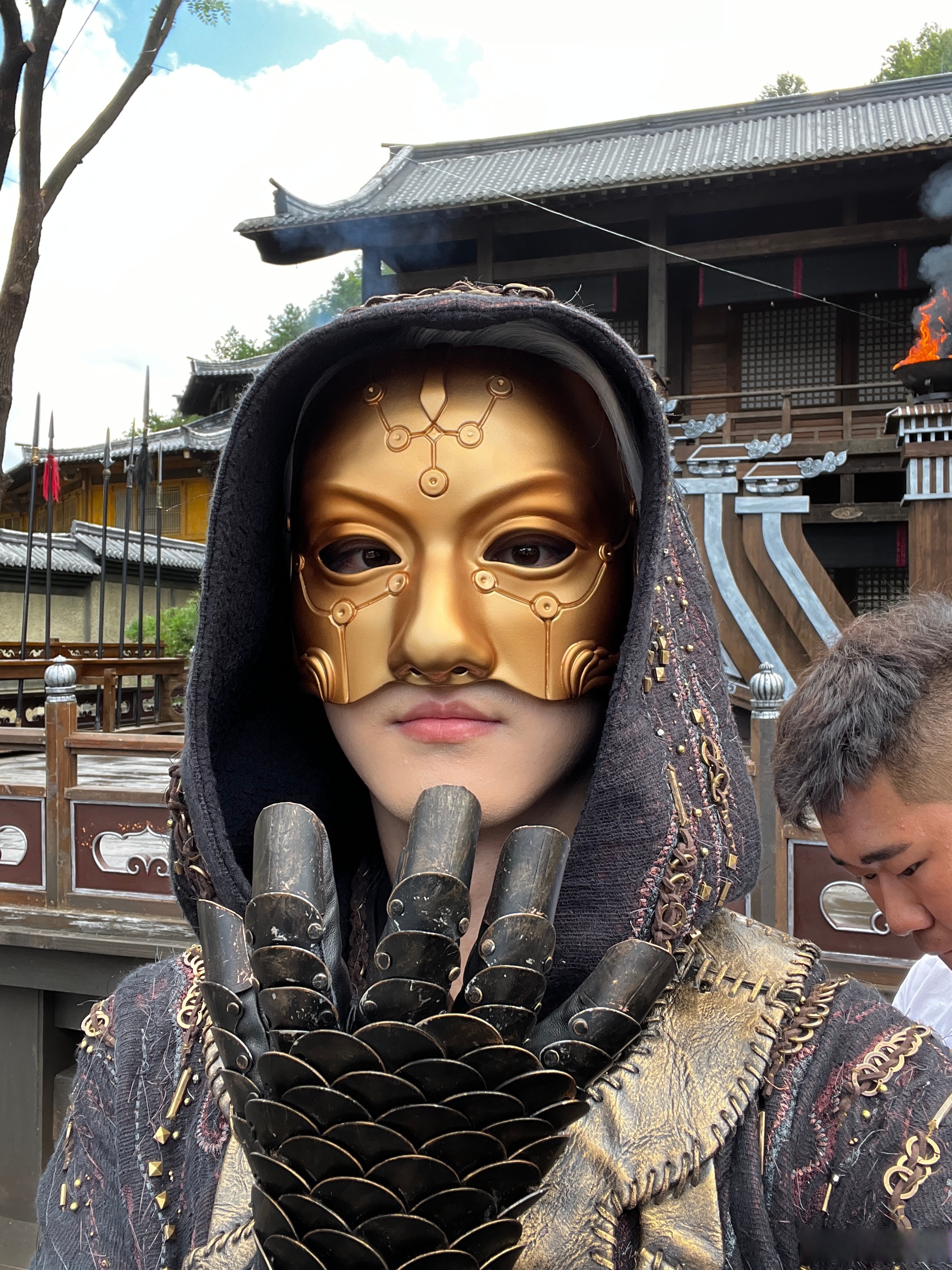 形象古代犯人脸上的刺青叫什么拍古裝劇戴面具扮成妖魔鬼怪捉妖记2