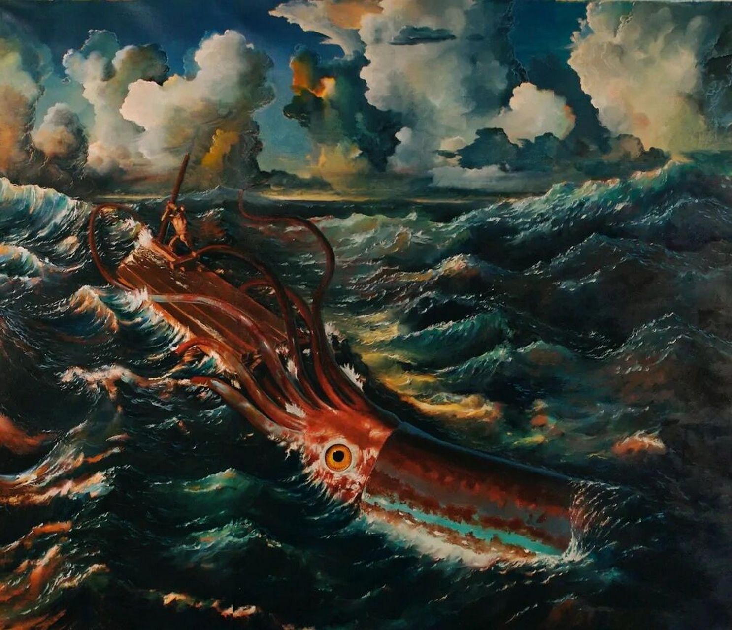 海洋生物-大王酸浆鱿 78 世界上最大的无脊椎动物 78 动物界中