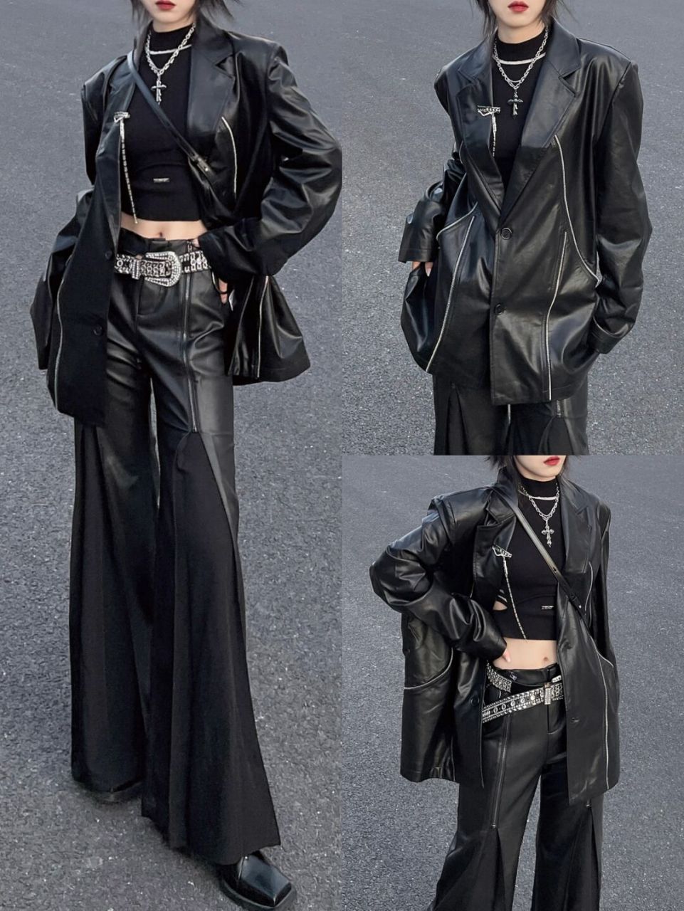 大概是因为我真的很爱拽姐穿搭 斩男没兴趣 我只想斩美女!