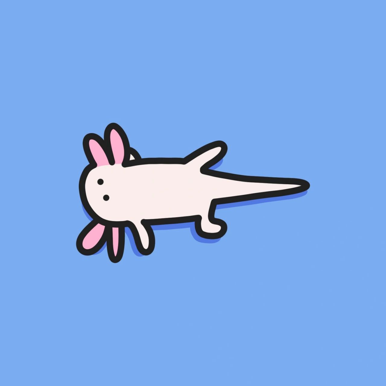 钝口蝾螈 "这是什么?蝌蚪 吃一口"