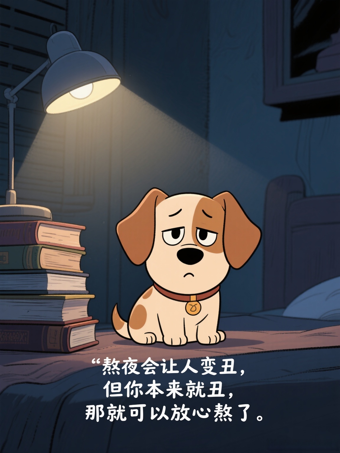 朋友们,熬夜是会让人变丑的,但是如果你本身就丑,那就可以放心大胆的