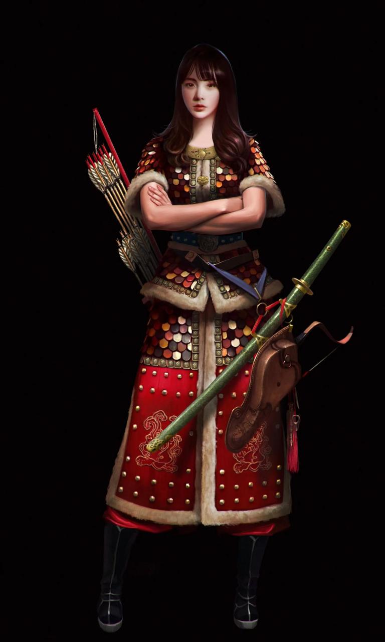 古代朝鲜士兵甲胄服饰图,希望友友们喜欢!