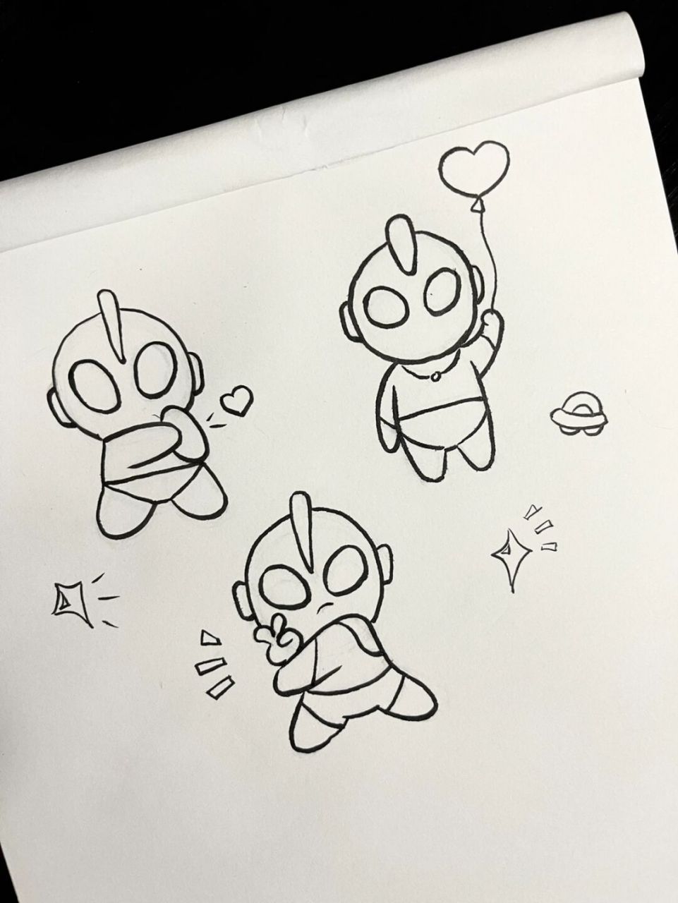 奥特曼简笔画|可爱|画画|附细节图 你相信光吗 可可爱爱敲简单的