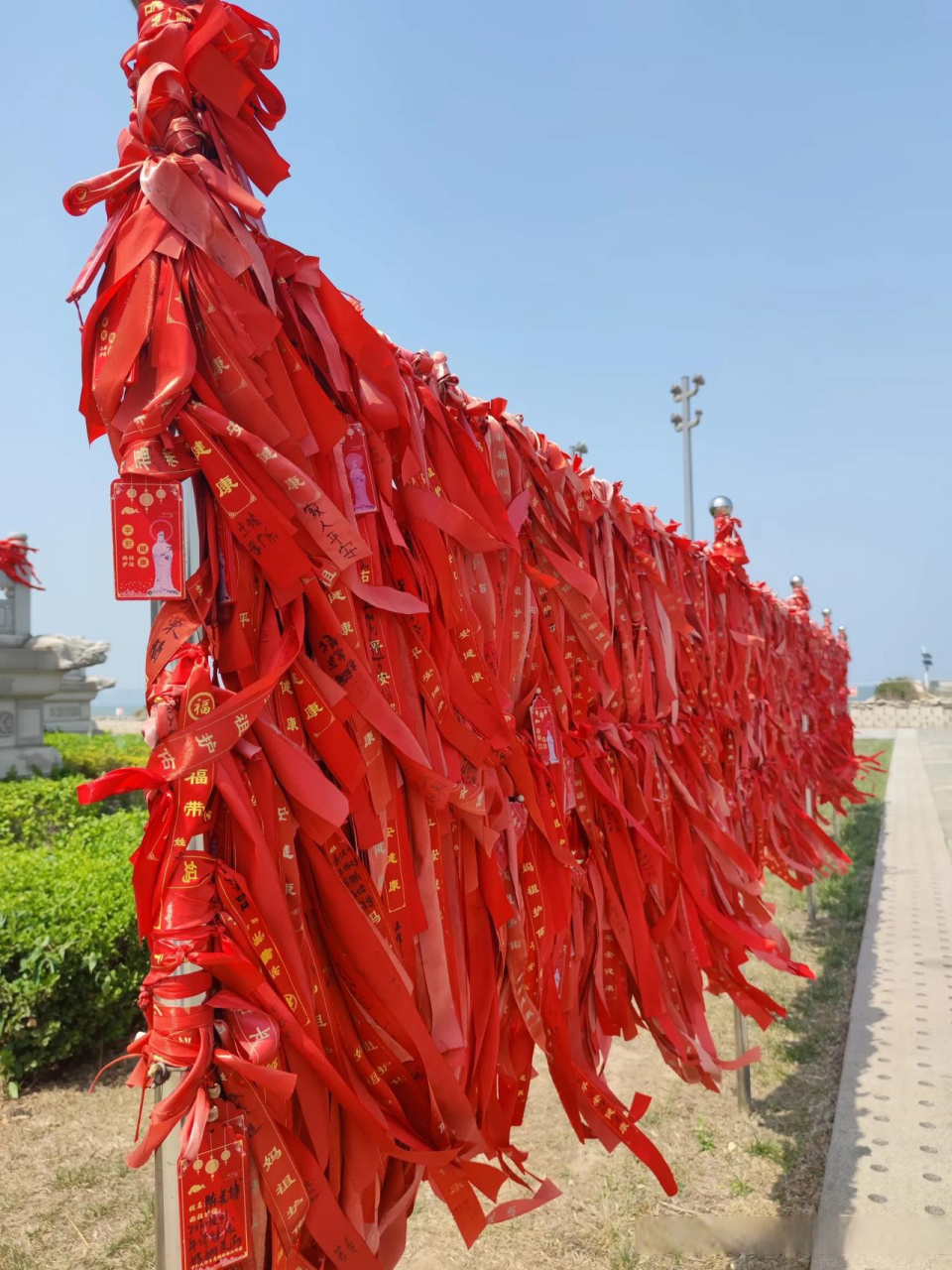 天津滨海新区妈祖文化园 第一次来,就被高大的妈祖像震撼到了,我特意