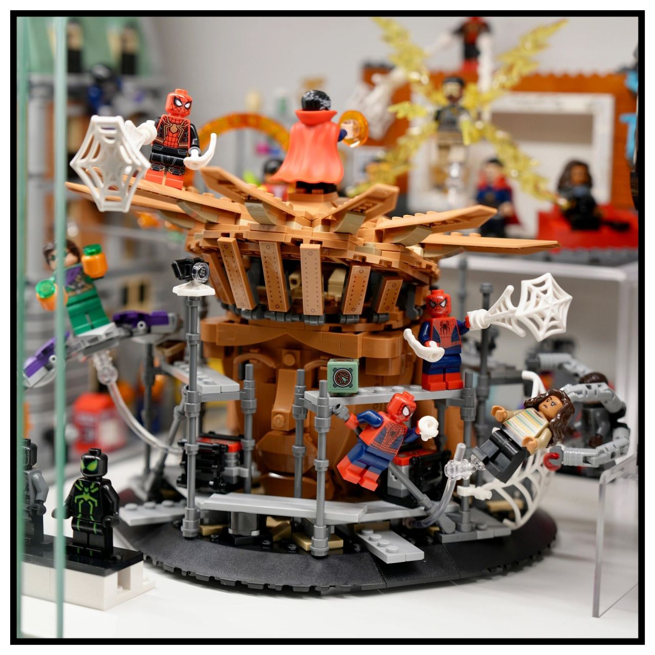 乐高蜘蛛侠系列,爱了爱了 超镇宅!家里最具漫画质感的一角!