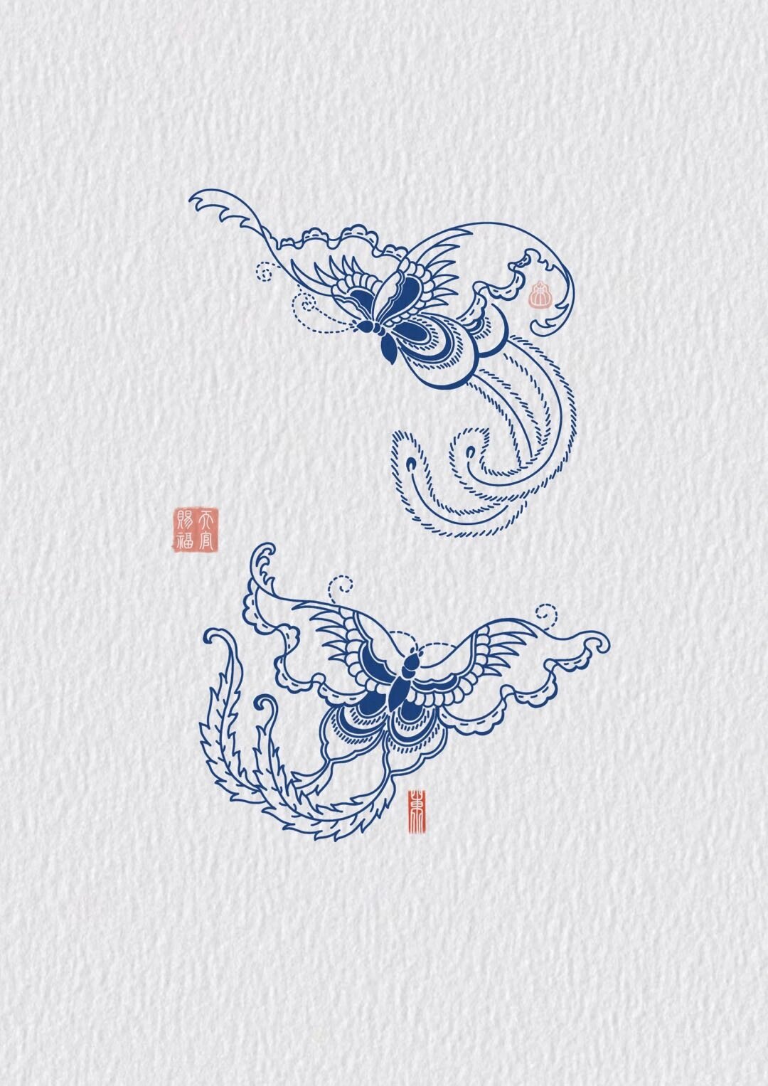 传统图案纹样‖蝴蝶纹样再次来袭