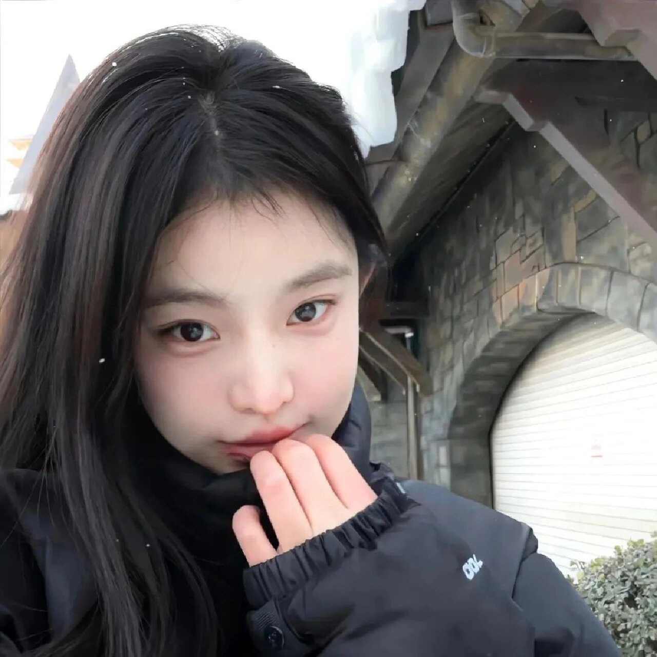 一组美女子大头