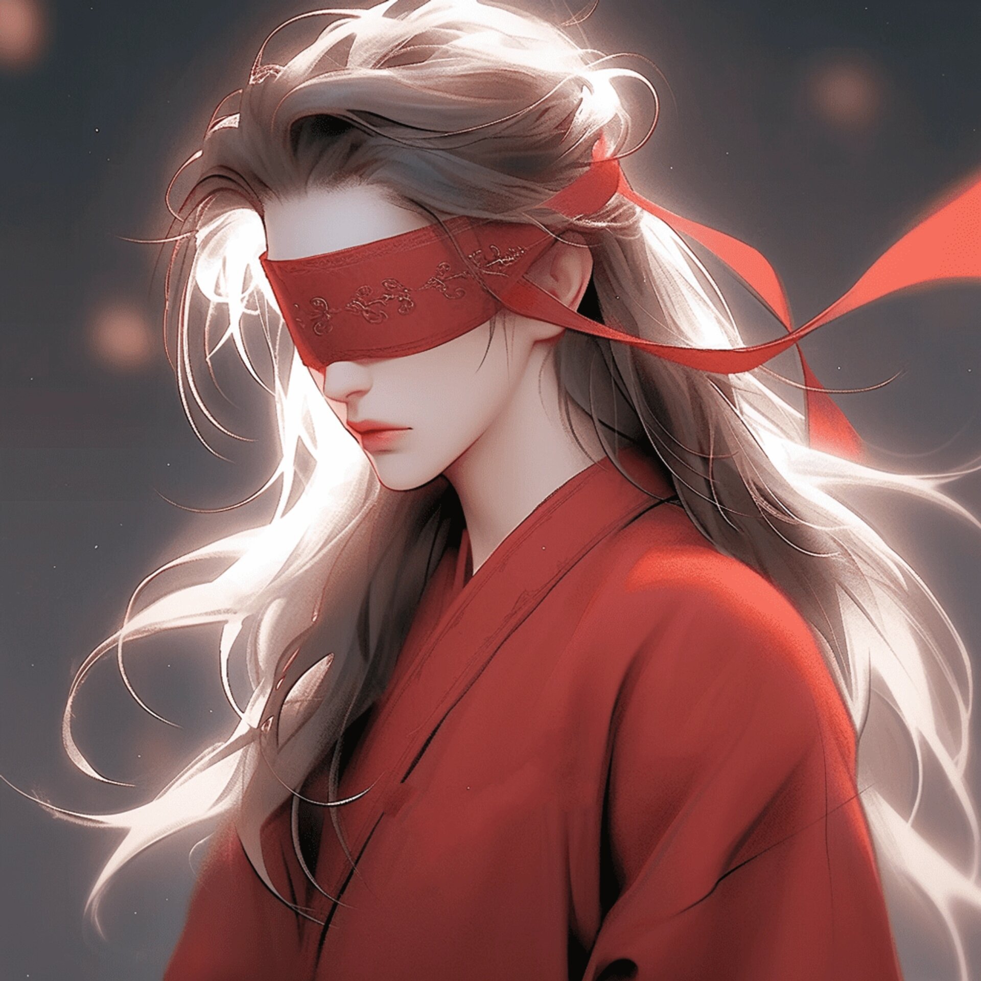 古风情头蒙眼