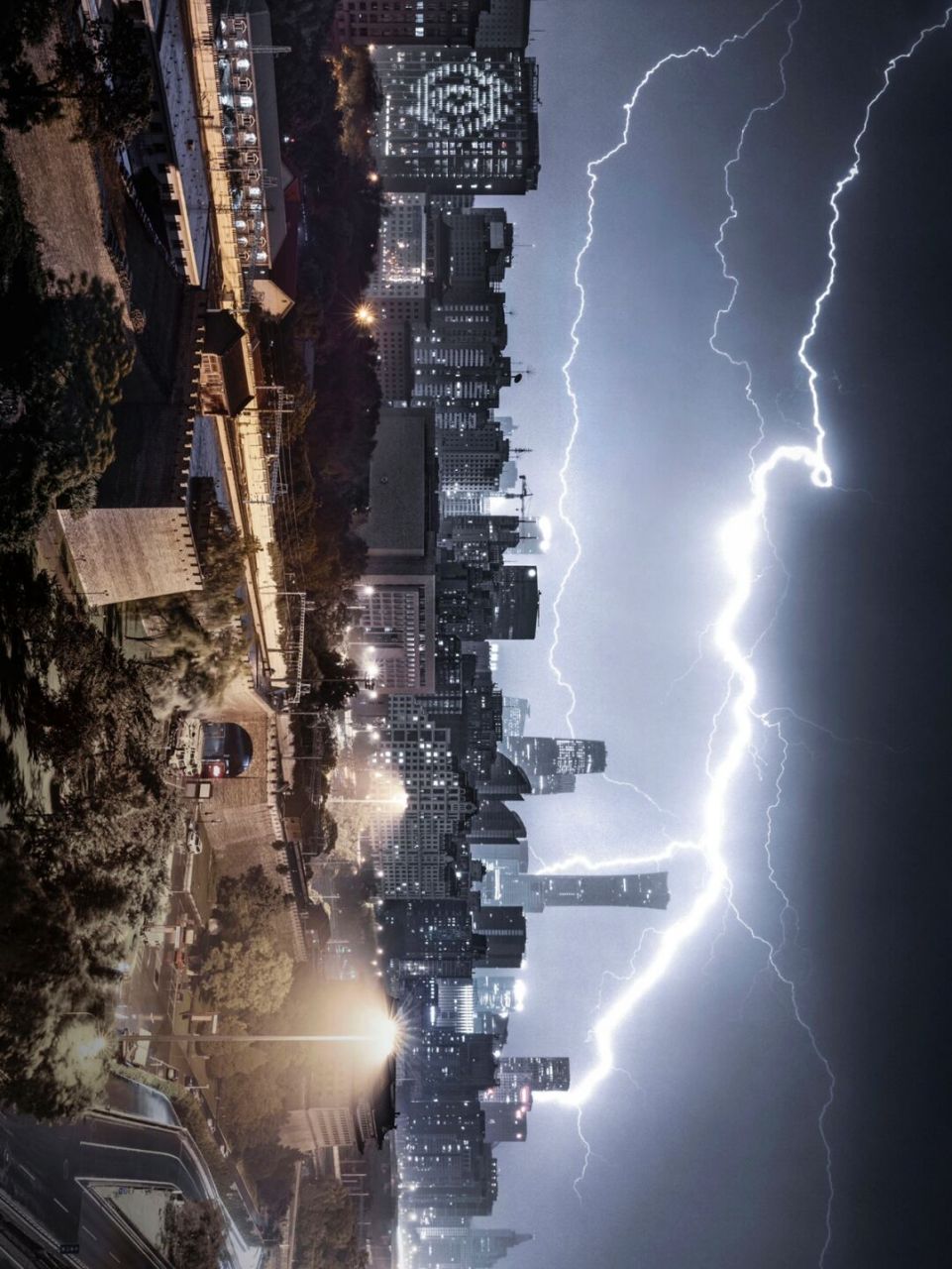 这张照片名为《震古烁今》,拍摄于2021年5月22日深夜,画面中的巨型