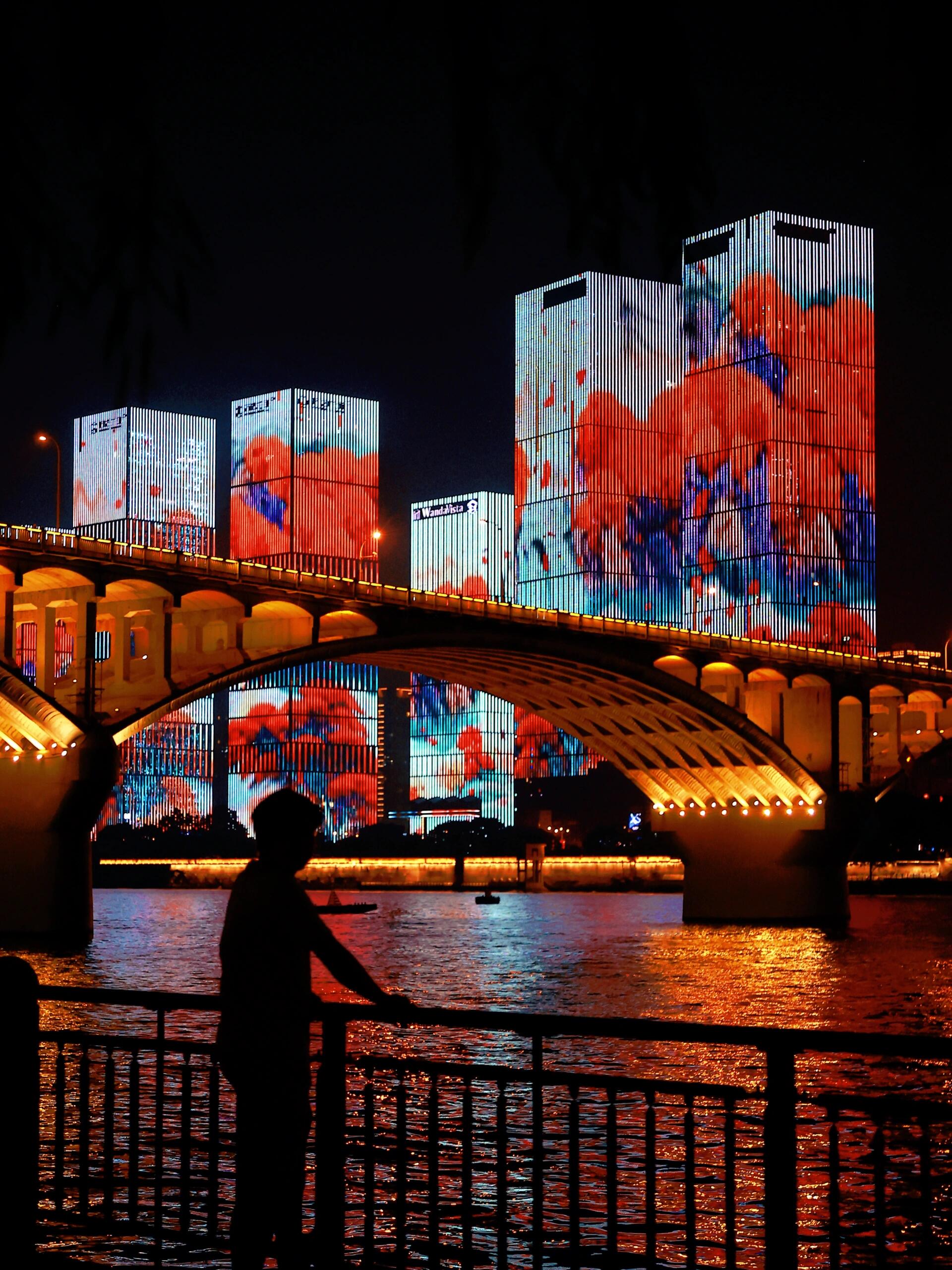 被长沙震撼到!湘江超美夜景打卡地