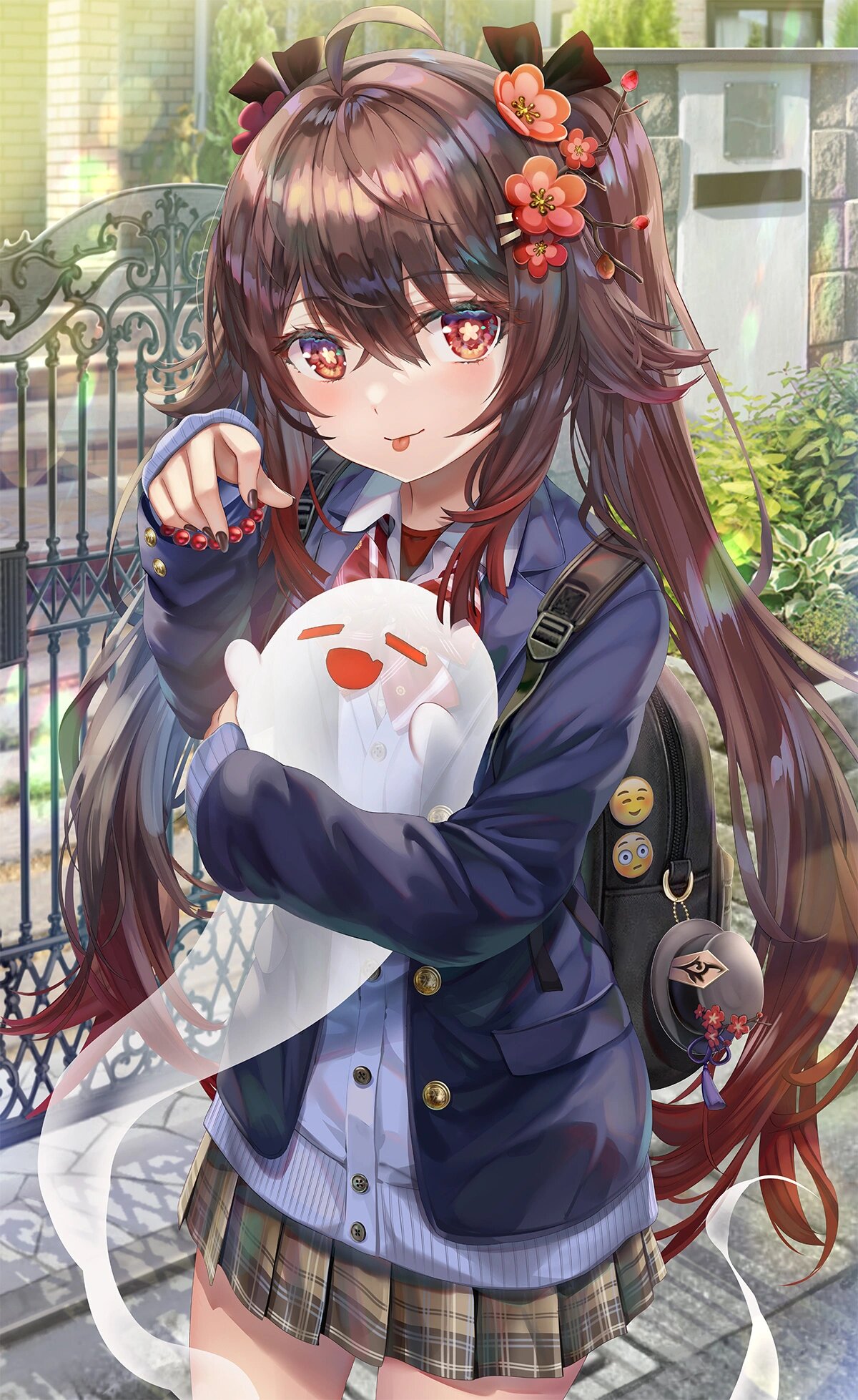 原神胡桃精美壁纸78② #原神# #原来你也玩原神# #二次元# #胡桃