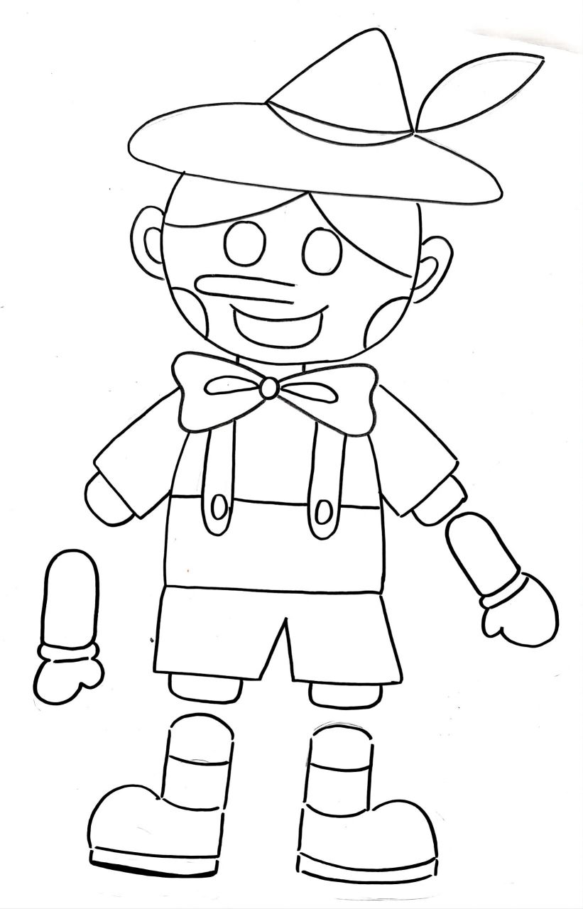 木偶奇遇记创意美术 071.