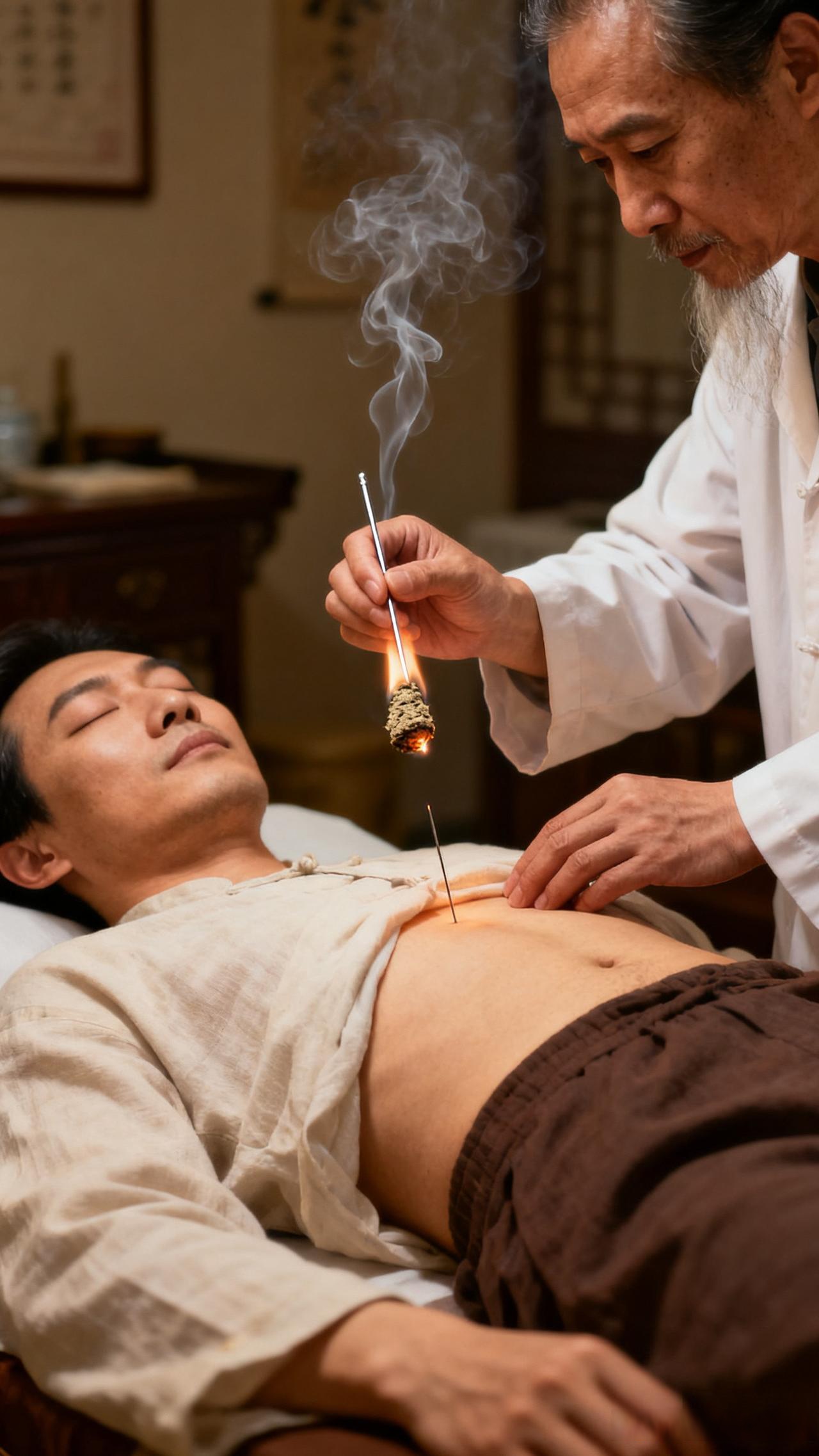 "凡刺之真,必先治神,五脏已定,九候已备,后乃存针