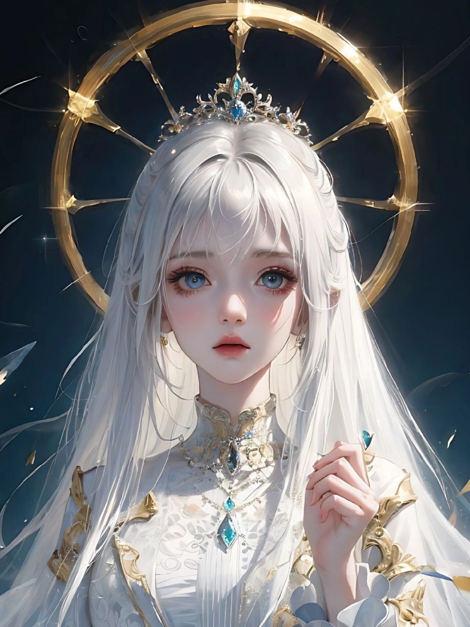 7615雪发仙姬|白发青衣翠衣裳,恰是你爱的模样  雪发仙姬,飘逸