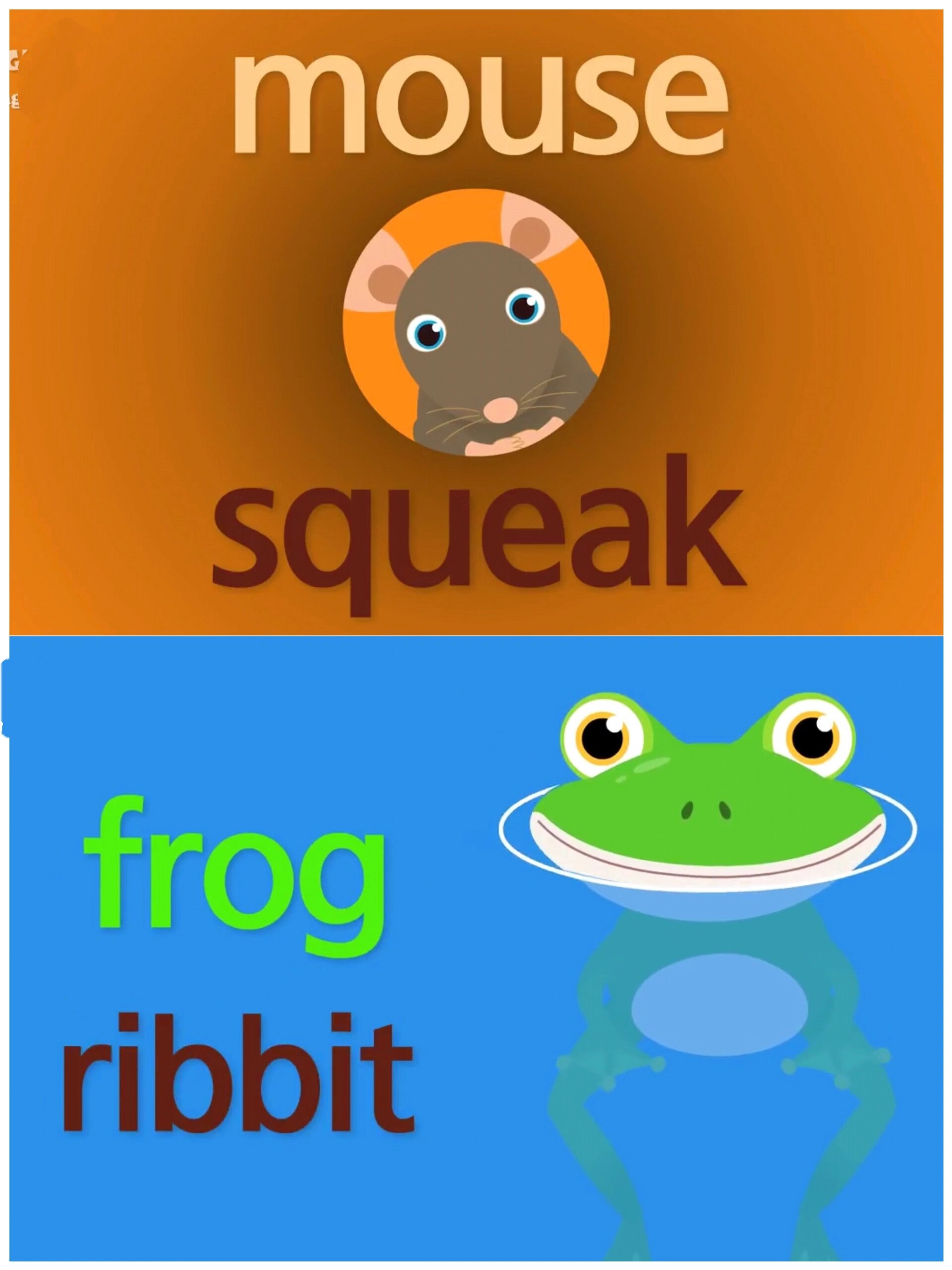 亲子情景英语--动物拟声词合集