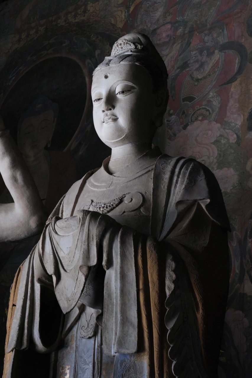 造像之美|善化寺吉祥天女 善化寺大雄宝殿里的这尊吉祥天女塑像,把