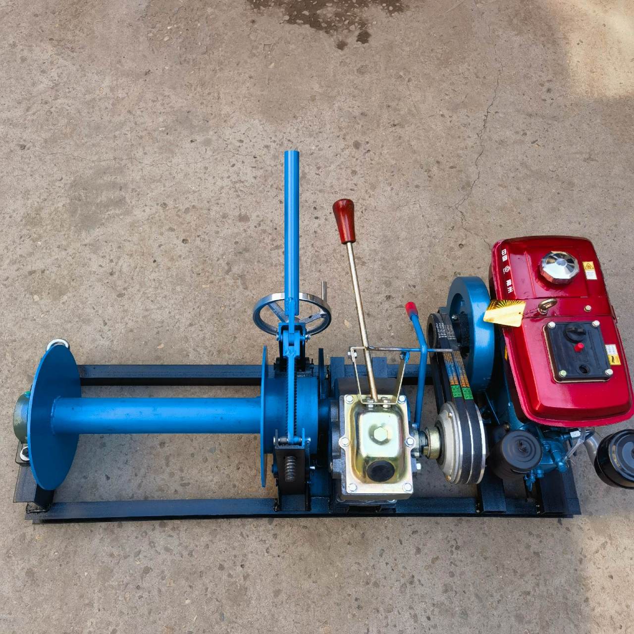 小型汽油机卷扬机2吨柴油机卷扬机绞磨机轻便型