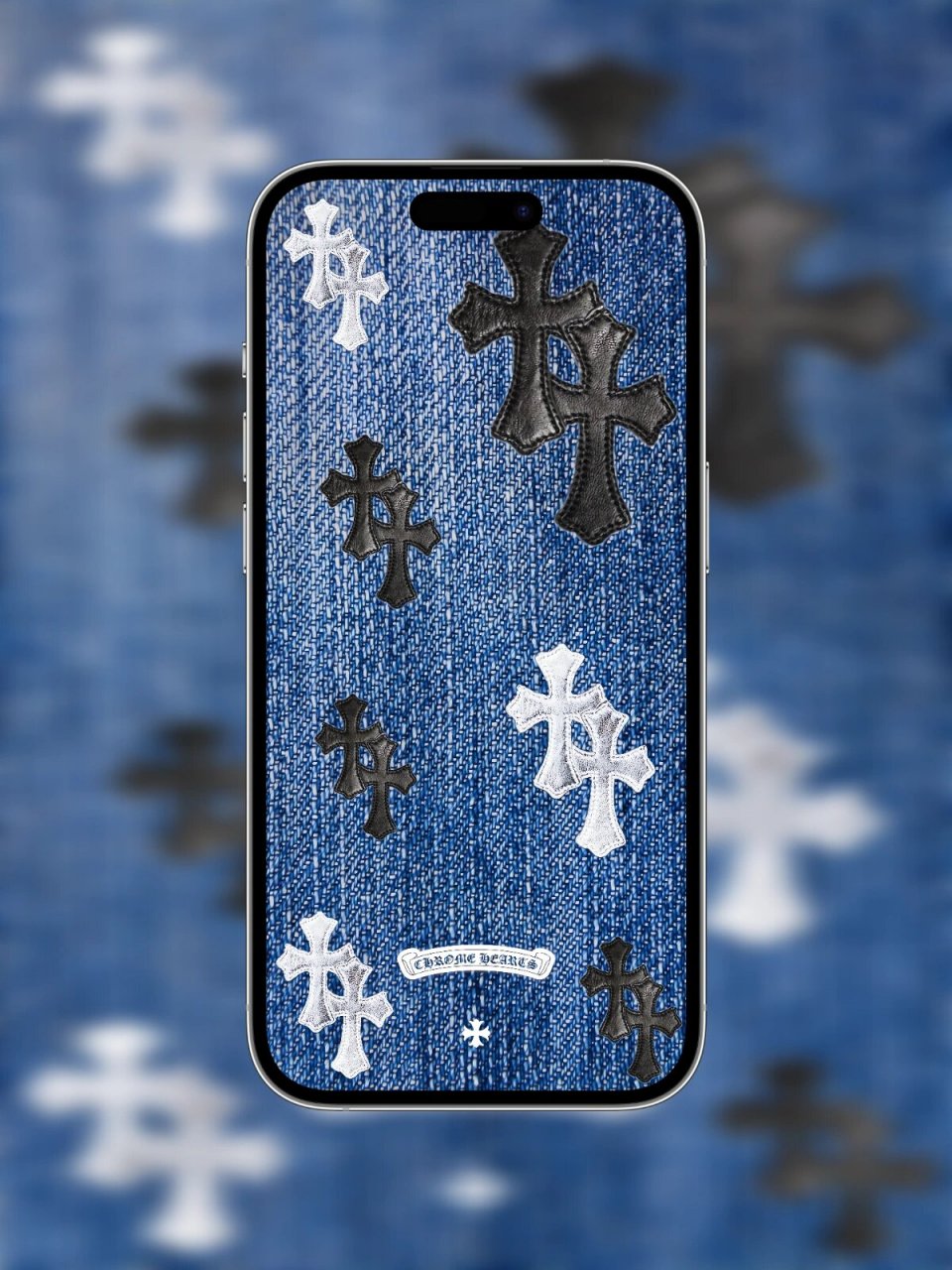 98 牛仔 十字架 克罗心 手机壁纸 94 chrome hearts 03 	 99
