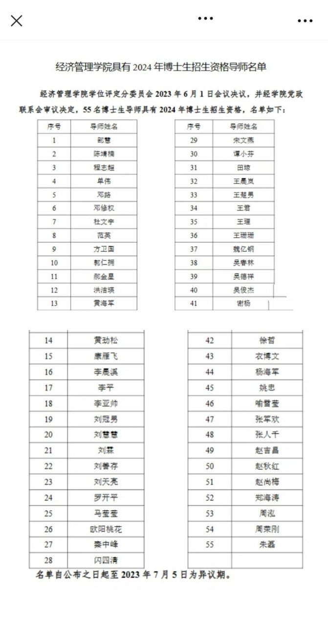 北京航空航天大学经济管理学院24博导名单!