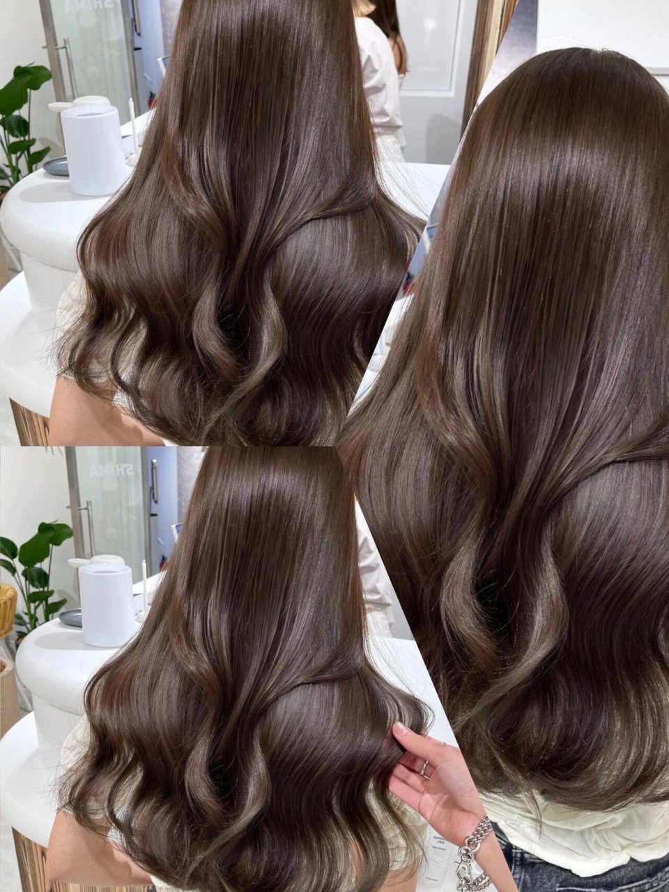 既生活又高级耐看的冷咖棕～染完直接封神 強烈推薦髮色:冷咖棕色99