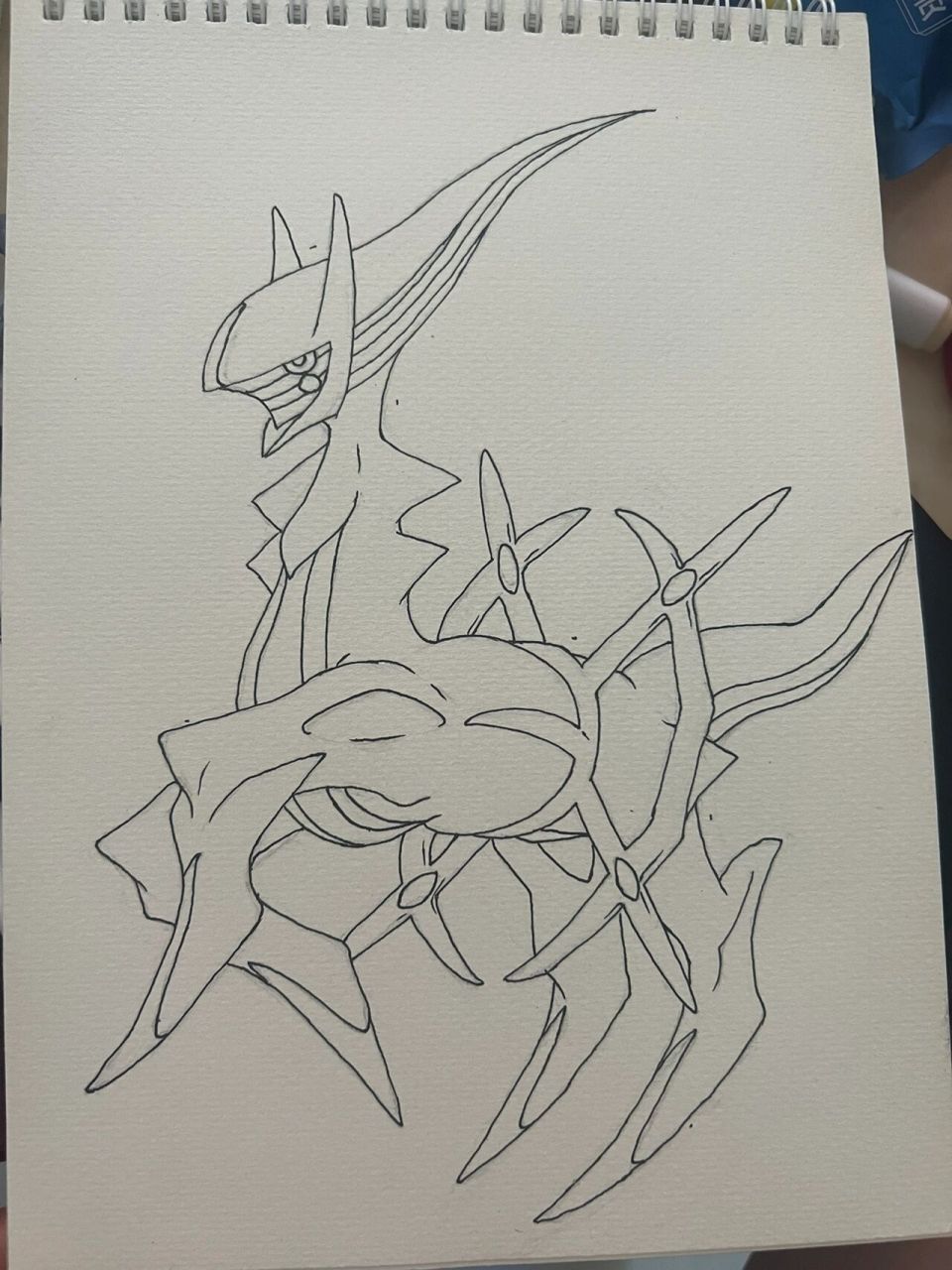 阿尔宙斯 简笔画 一时兴起,随手画的,还可以吗.