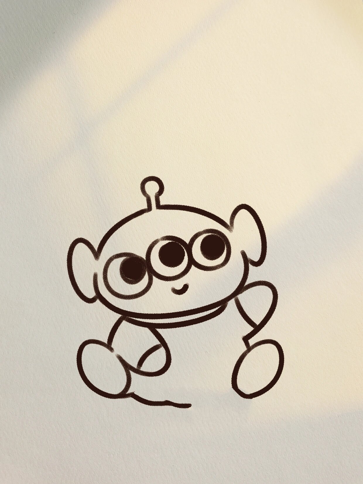 零基础手绘教程|迪士尼|三眼仔|绘画|画画