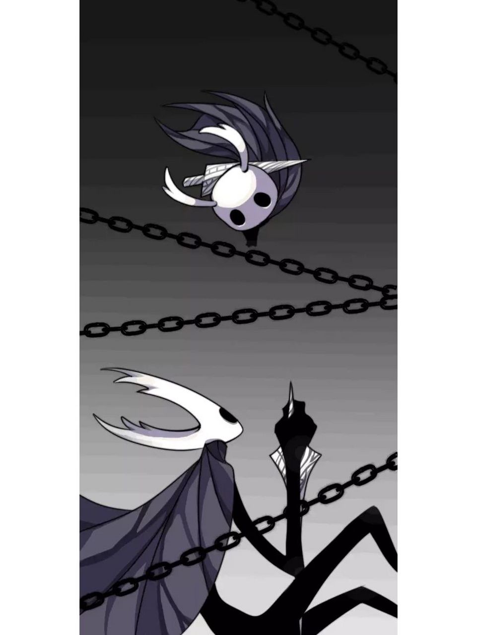 空洞骑士丝之歌dlc海报 (伪)_(:з」∠)_附加两张当时画的同人,能骗到