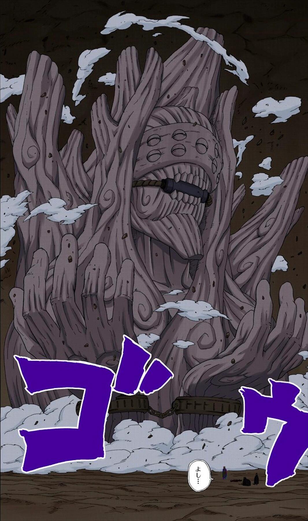 火影忍者原画!外道魔像登场!压迫感拉满!