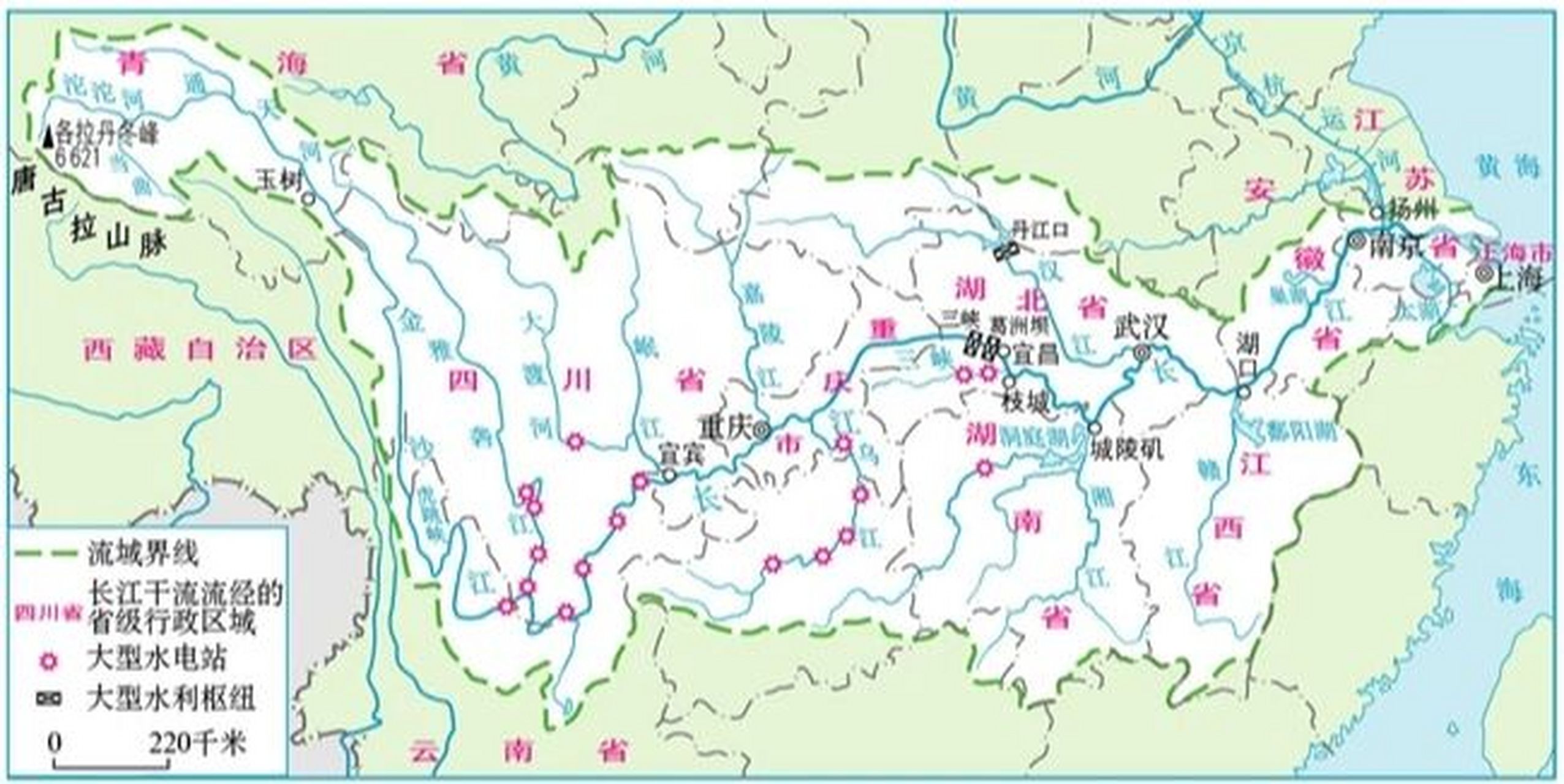 淮河入长江水道图图片