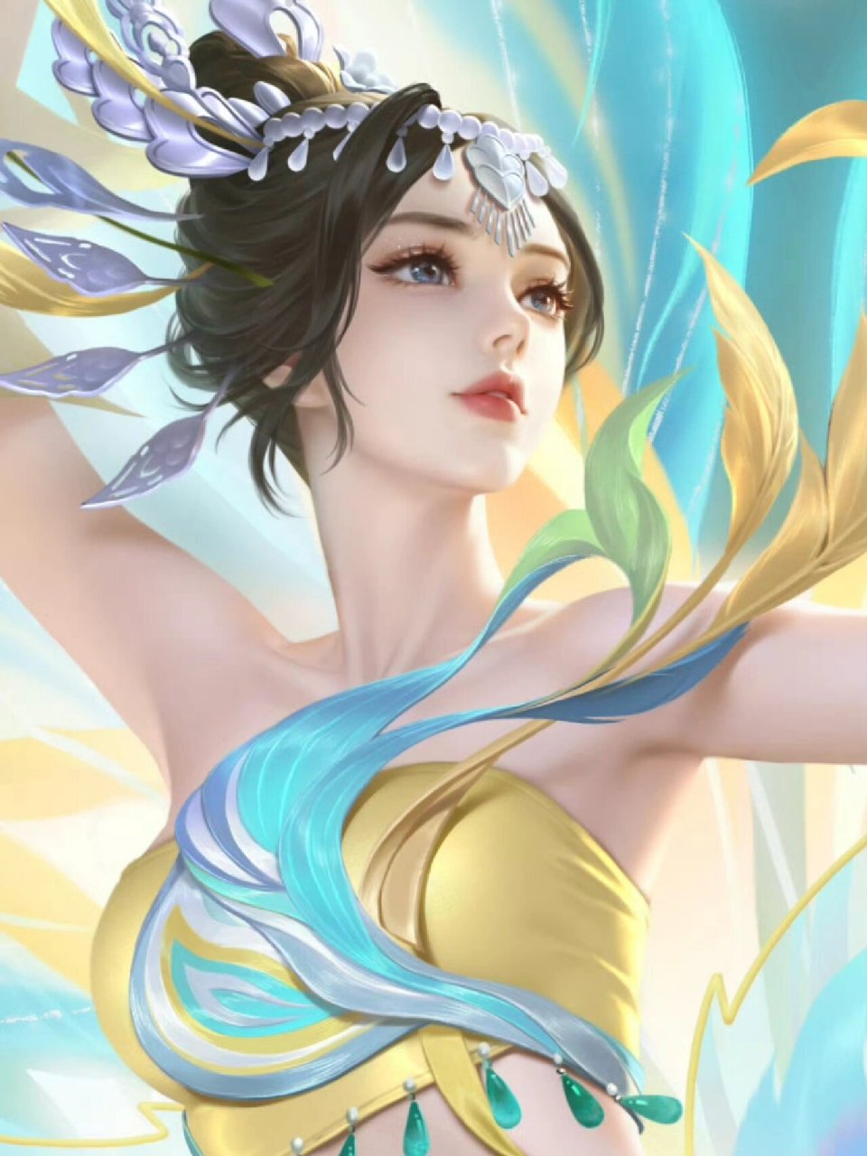 甄姬·至美·化雀舞皮肤海报来了6015 你觉得怎么样?