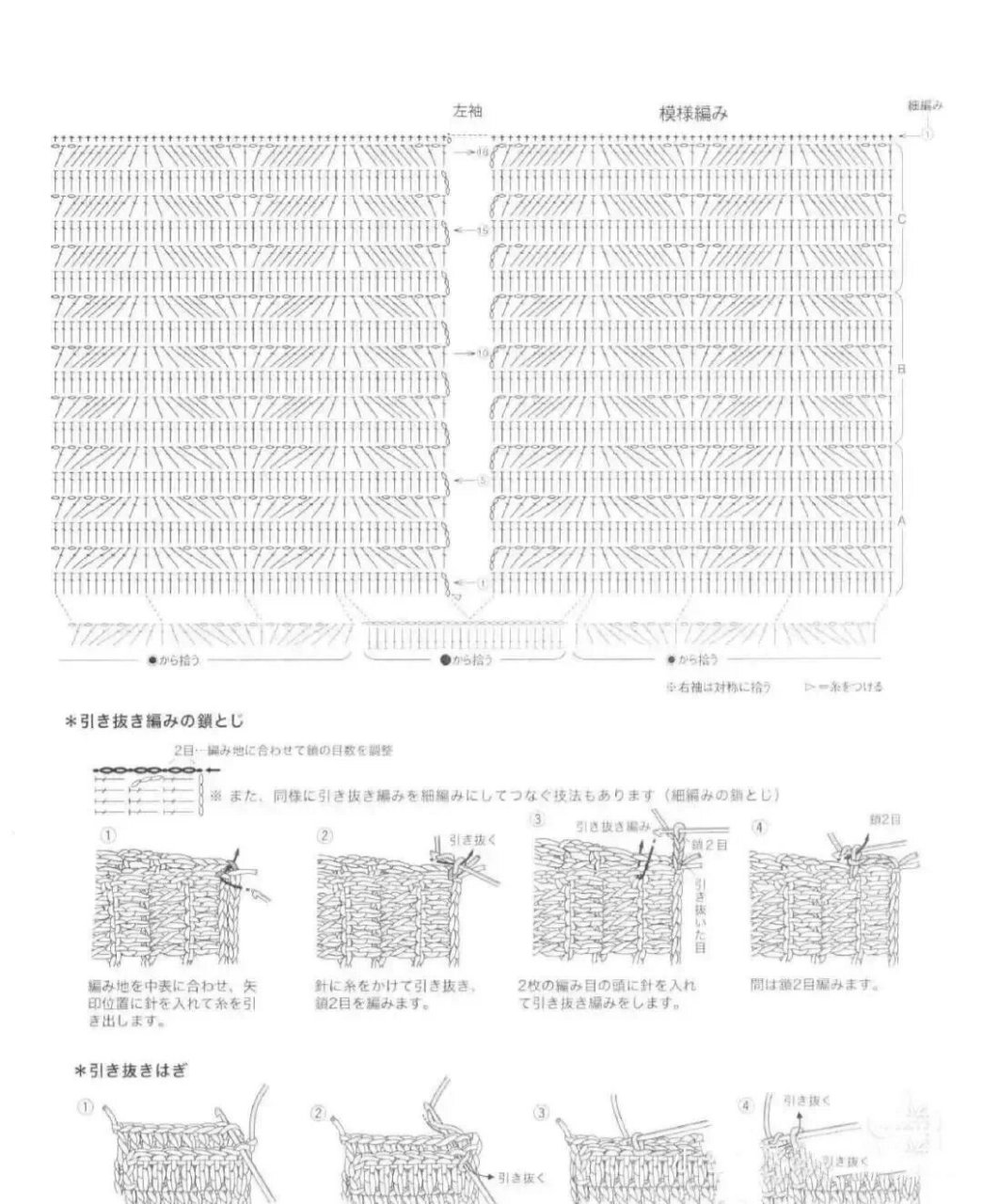 钩针凤尾花图解图片