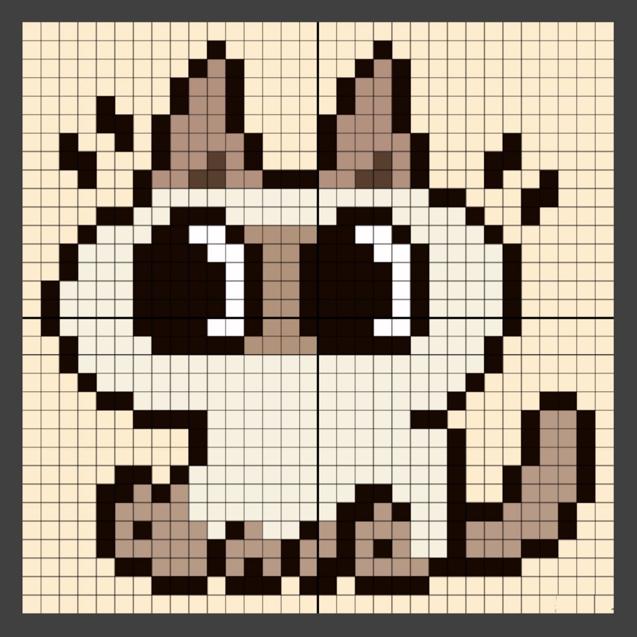 【像素画】小豆泥2.0 32x32 图源网络 侵删