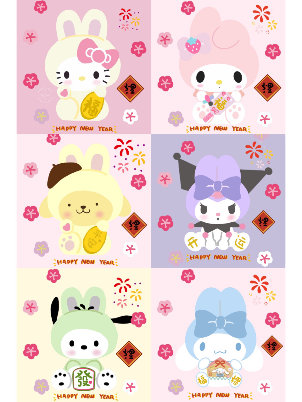 三丽鸥家族兔年头像合集|新年头像分享 兔年头像来啦 三丽鸥大合集
