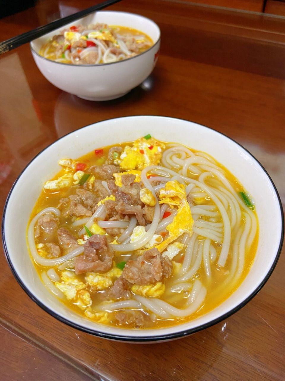 鸡蛋瘦肉粉 家常又好吃的汤粉 今天嗦粉啦!