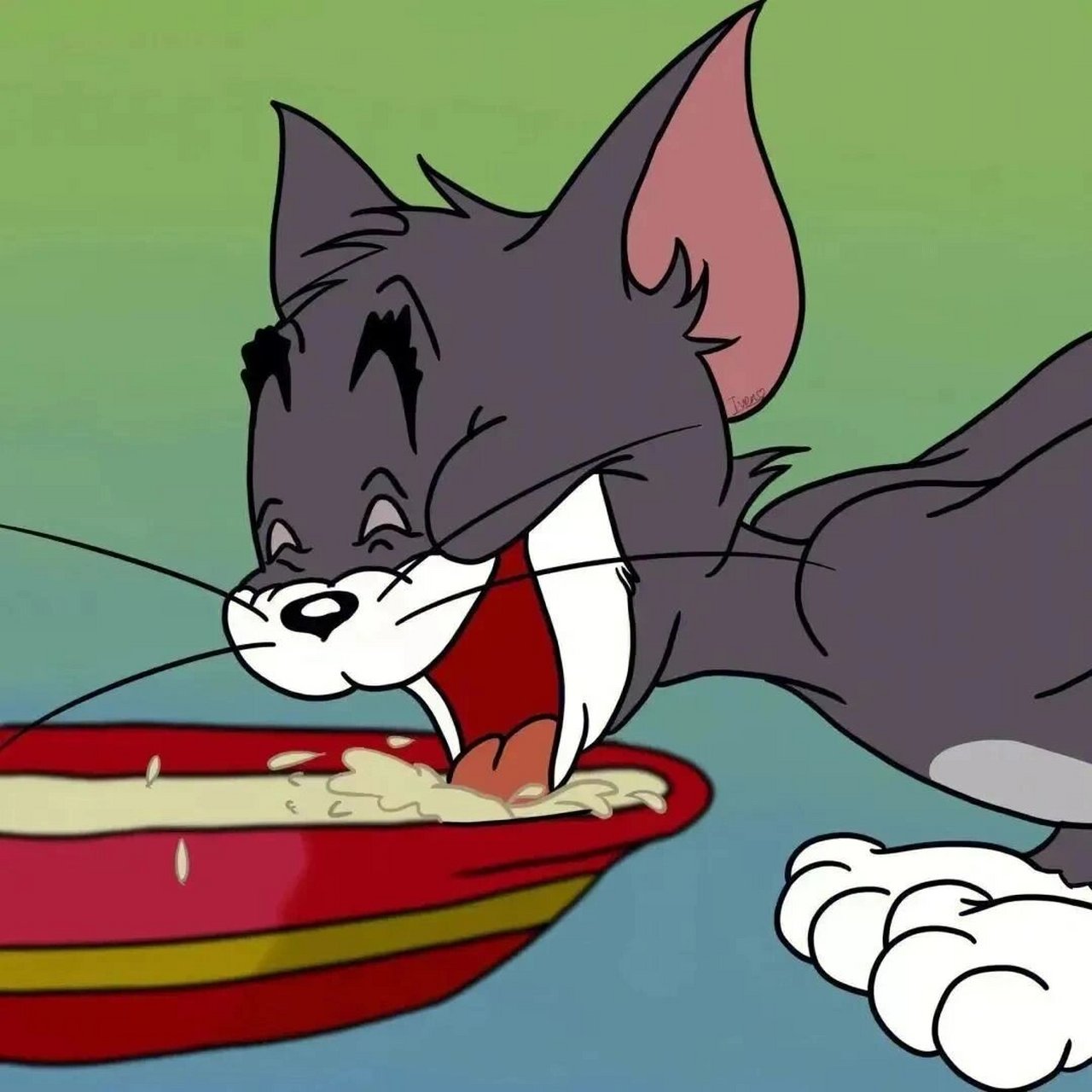 汤姆猫情侣头像 永远屈服于温柔,而你是温柔本身!