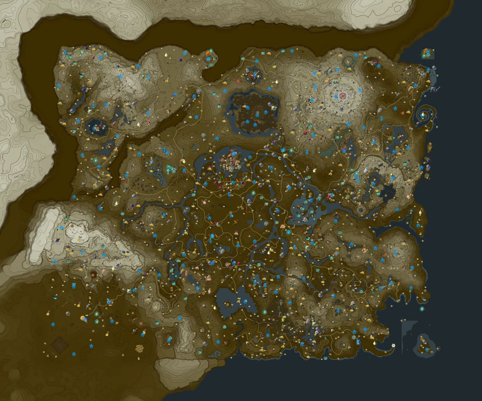 最齐全地图攻略—塞尔达国王之泪全收集地图 有需要自取哈,需要4k高清