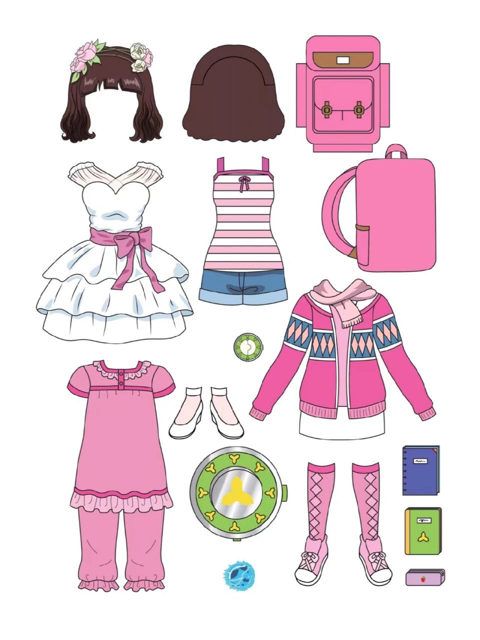 神秘公寓人偶 来自韩国博主pinkchoco神秘公寓的主人公彩色版本