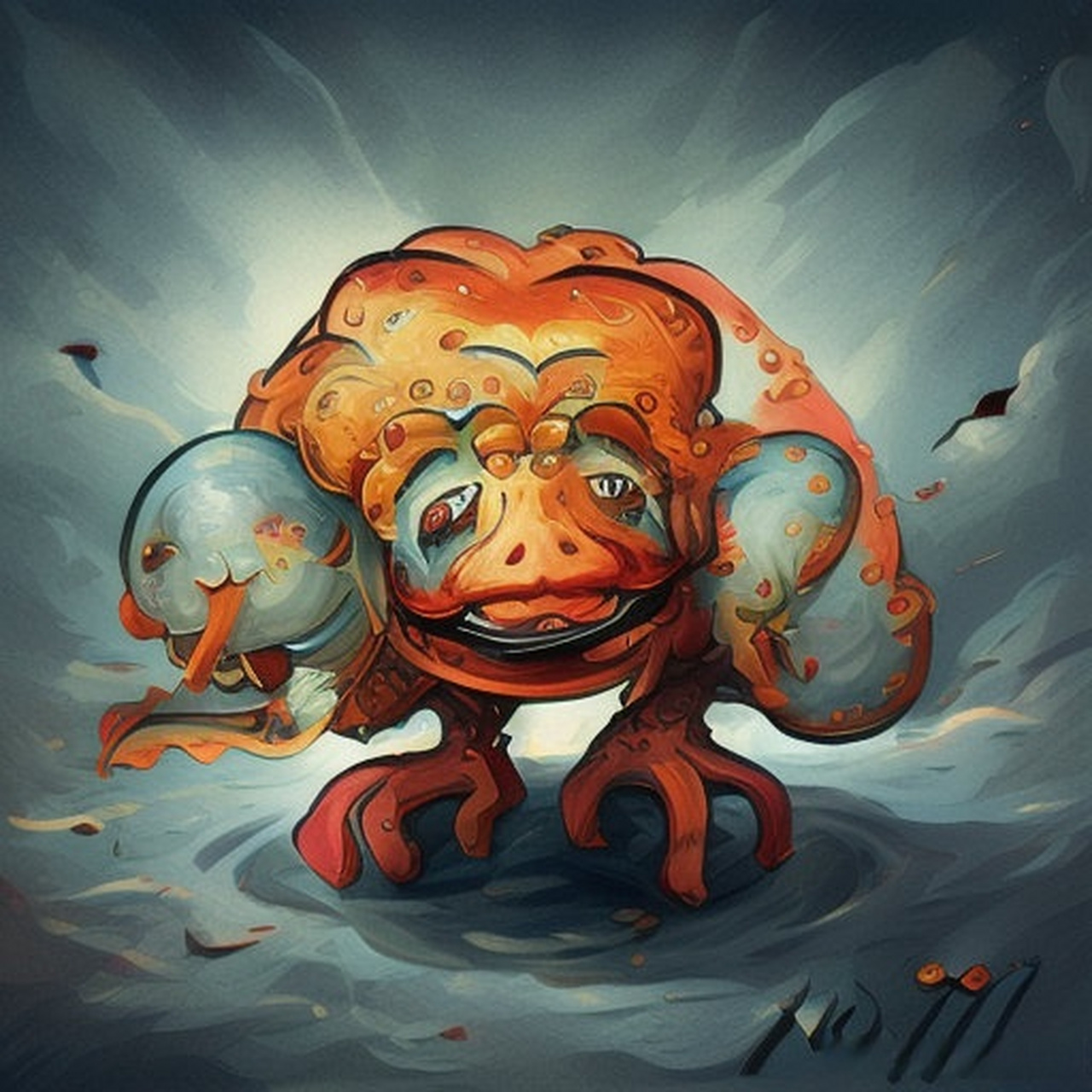 no.966-961逐渐忘记原稿, 吞金兽也不见了 有点克苏鲁内味了