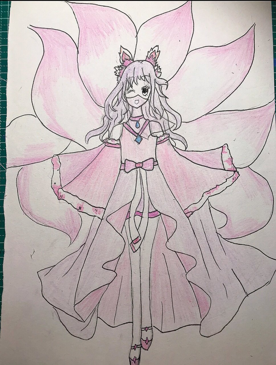 改画-九尾狐拟人