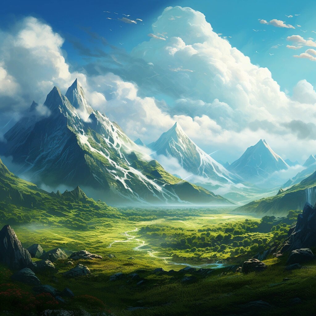 壁纸/蓝天白云 宫崎骏的夏天