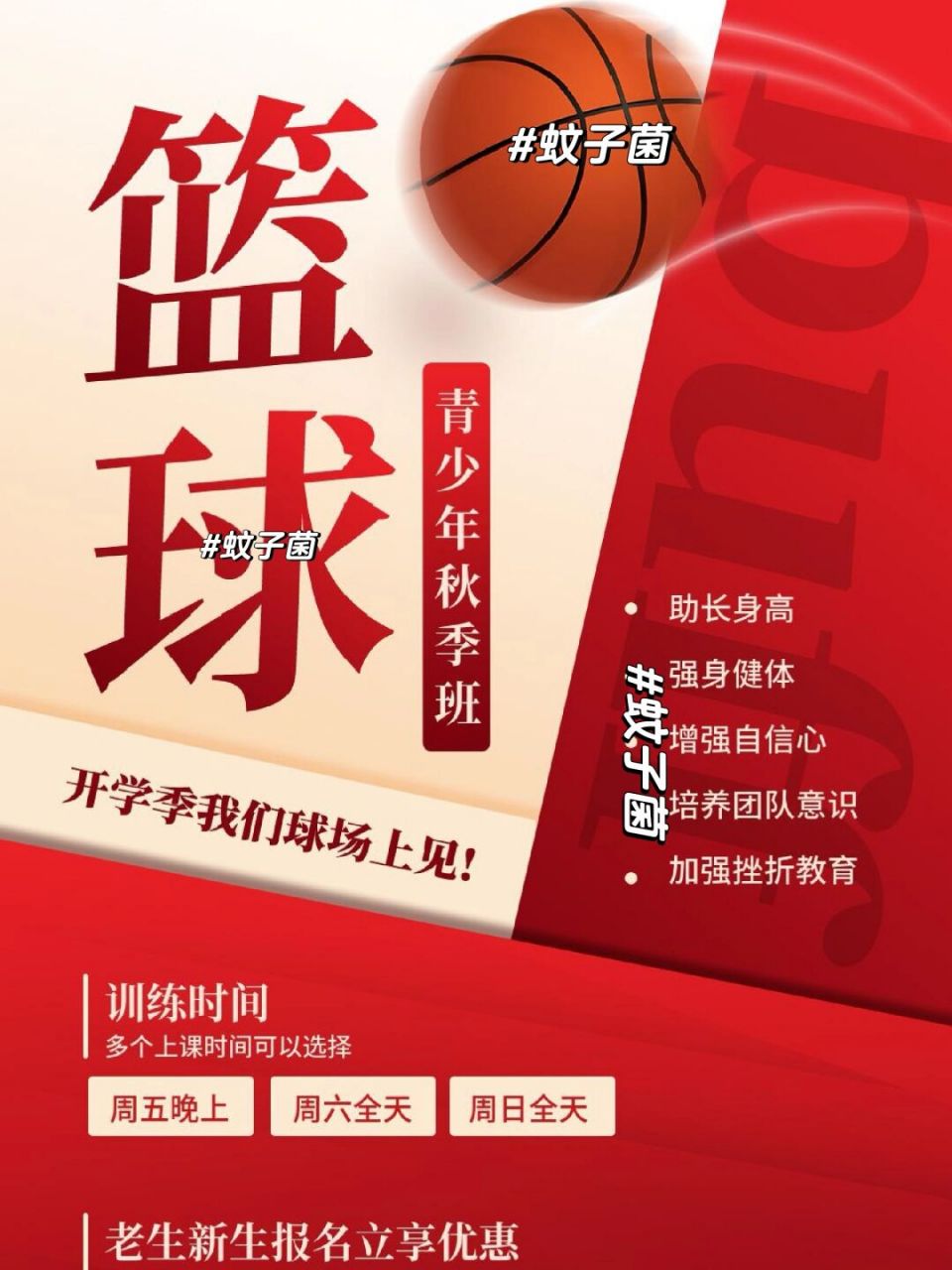 篮球招生宣传文案图片