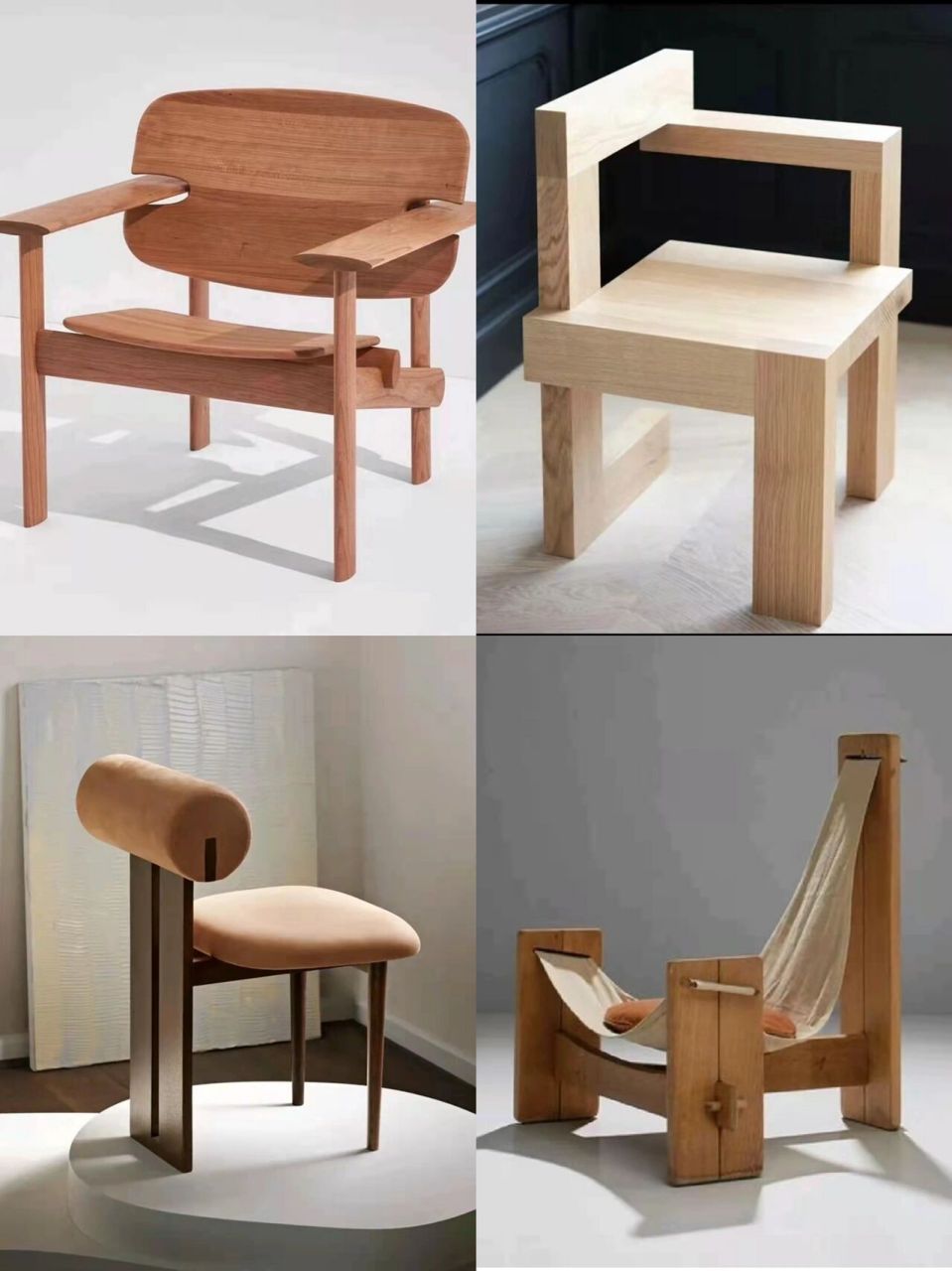 设计积累|实木椅子合集 几把设计十分有趣的实木椅子
