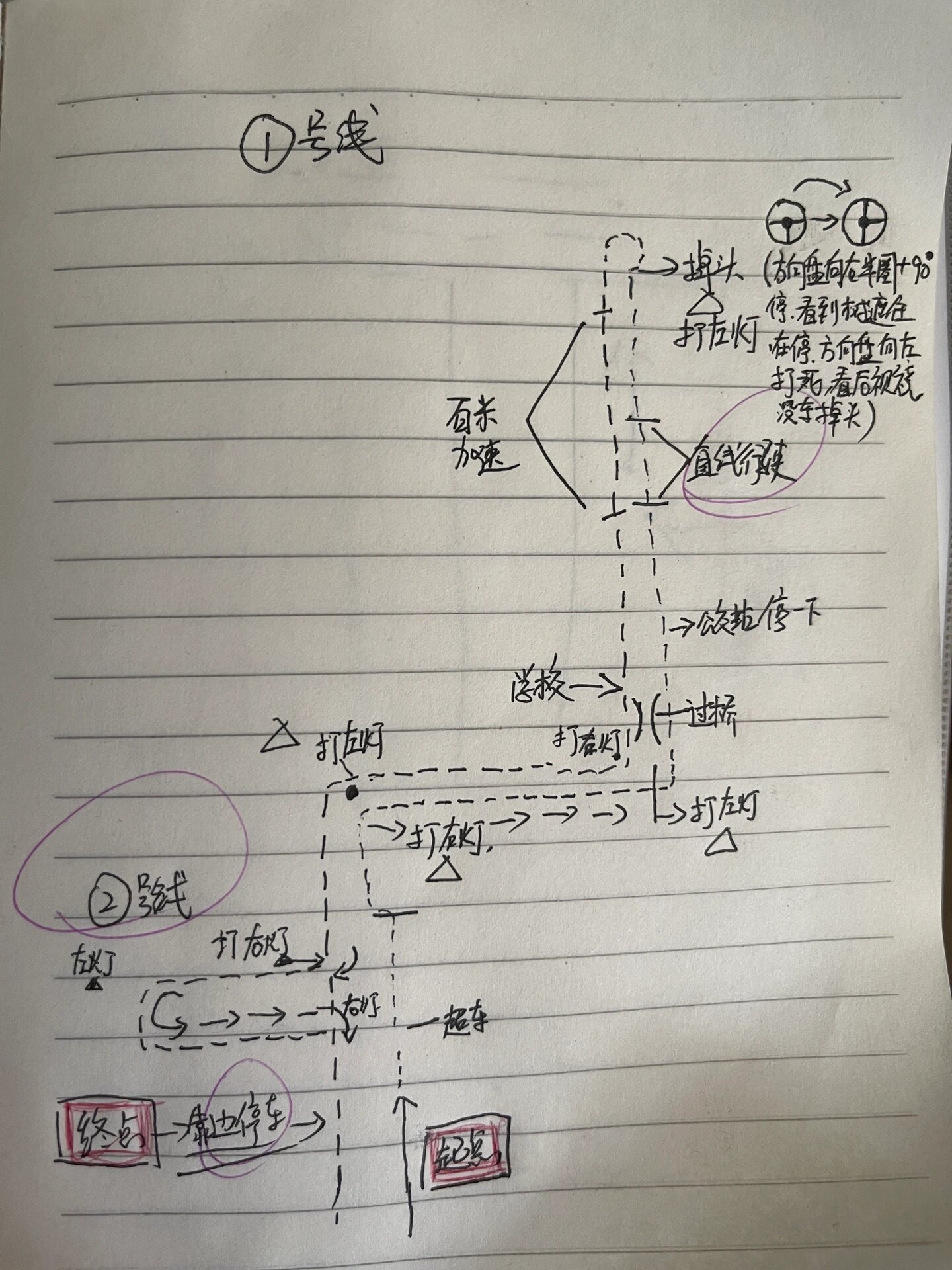 嘉善科目三路线图图片