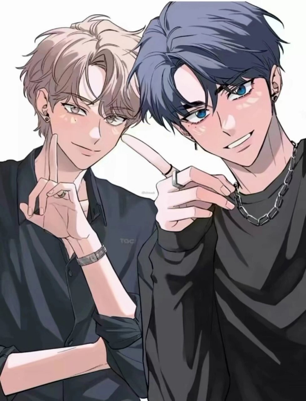 了,不喜勿喷 www 临摹韩国画师dosak的图,好米,李周彬崔逸景帅我一脸