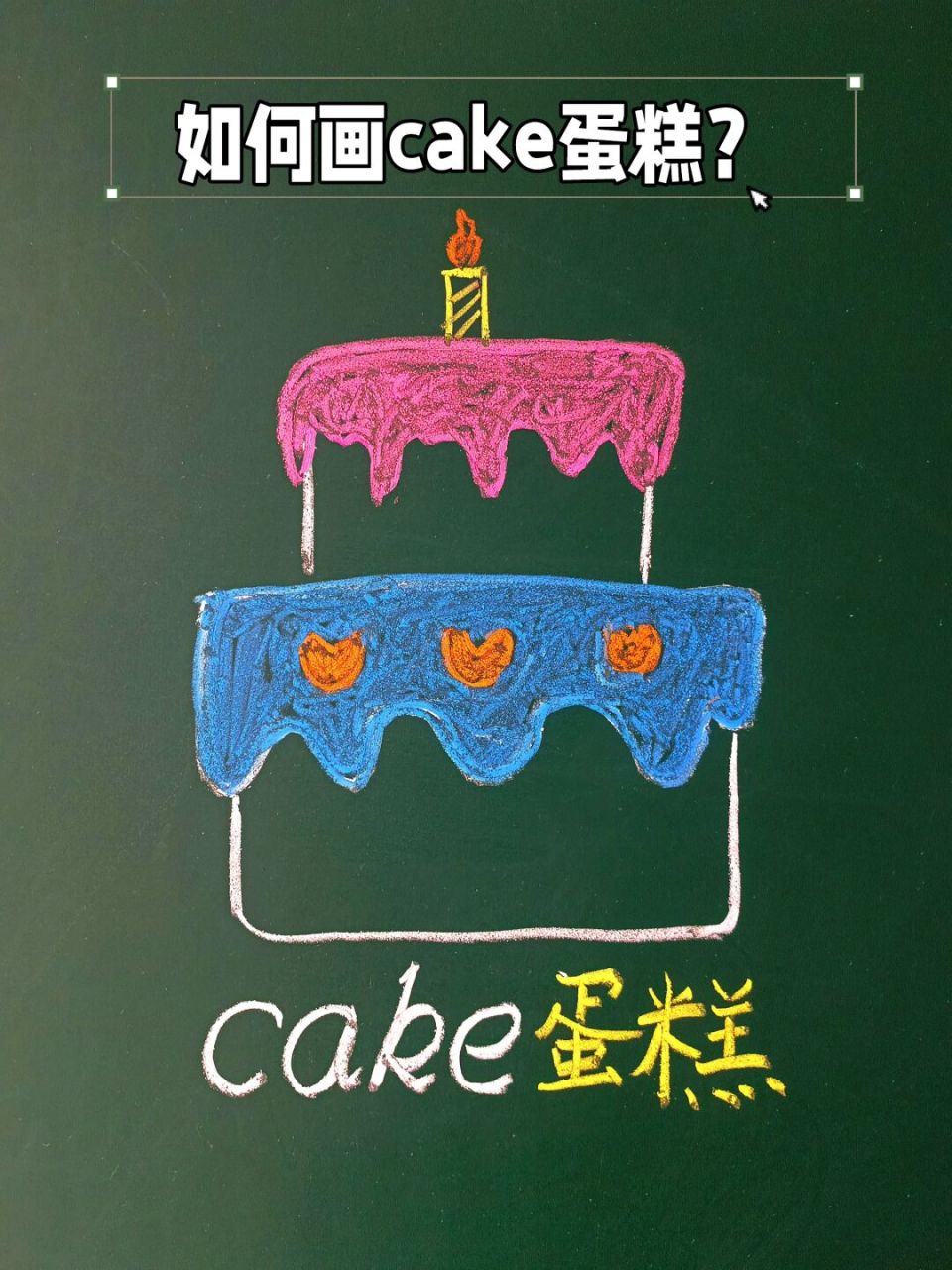 用数字11画蛋糕 今日分享用11画蛋糕,具体步骤如下 	 1.