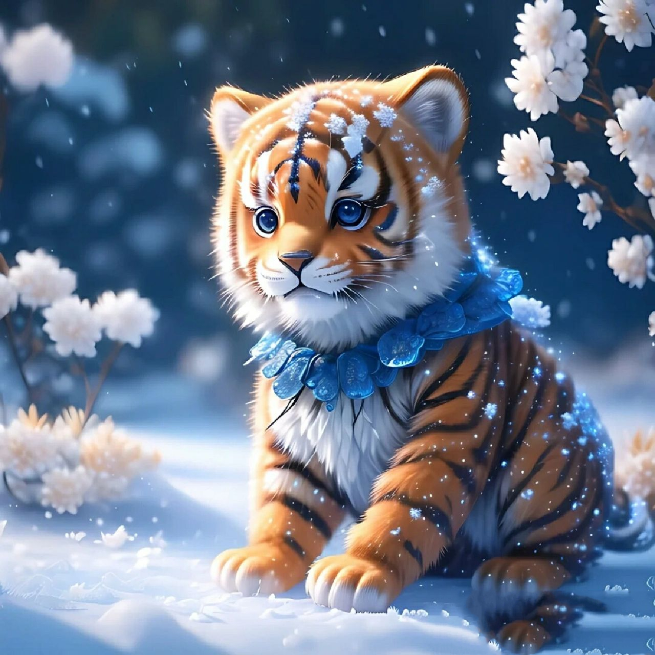 十二生肖"虎"专属头像.