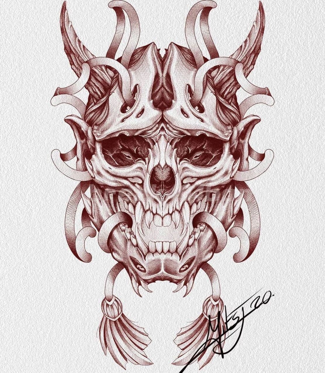 最新般若纹身|日式传统纹身 般若纹身#杭州纹身# #我的纹身分享